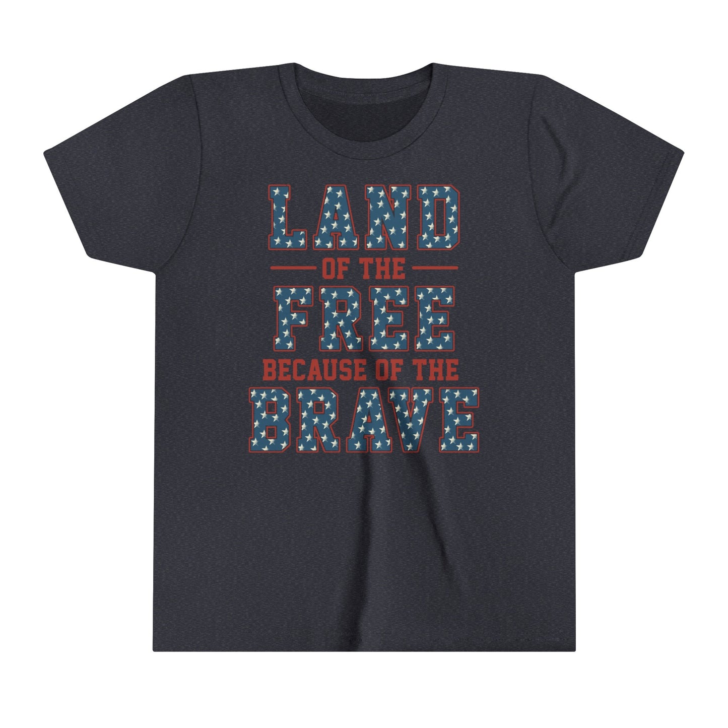 Land of the Free 4th of July USA Youth Shirt