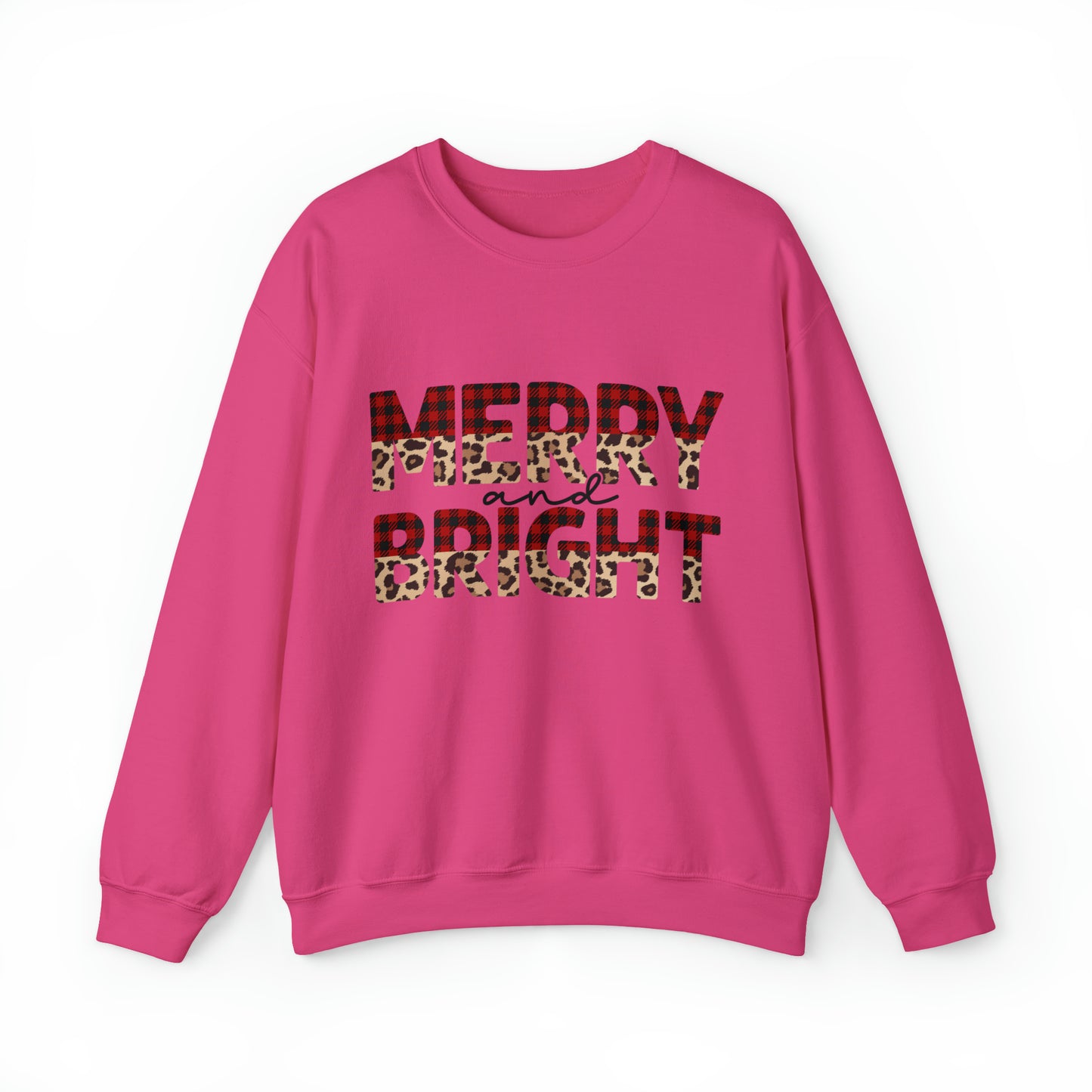 Merry and Bright Women's Christmas Crewneck Sweatshirt