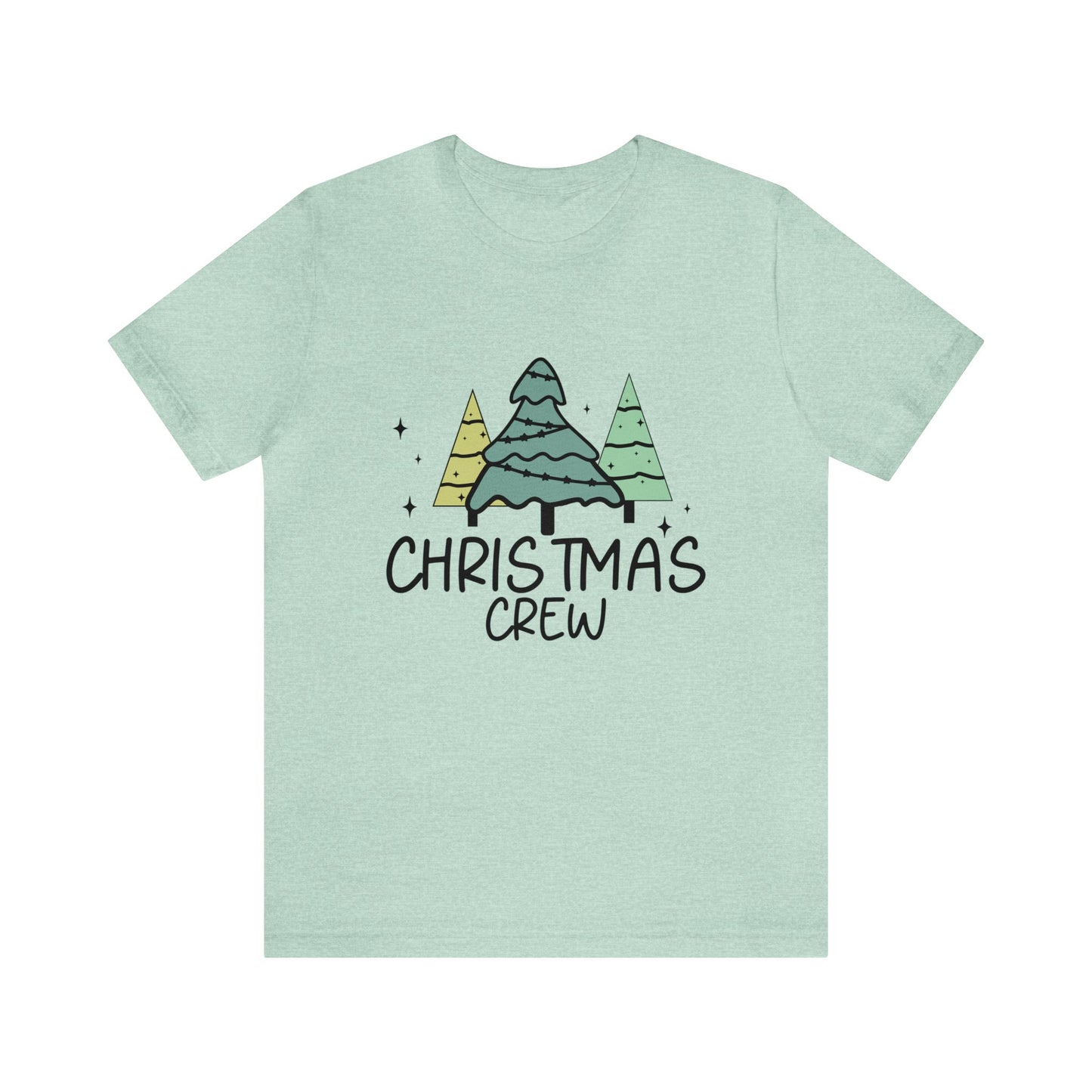 Christmas Crew Family Matching Short Sleeve Christmas T Shirts