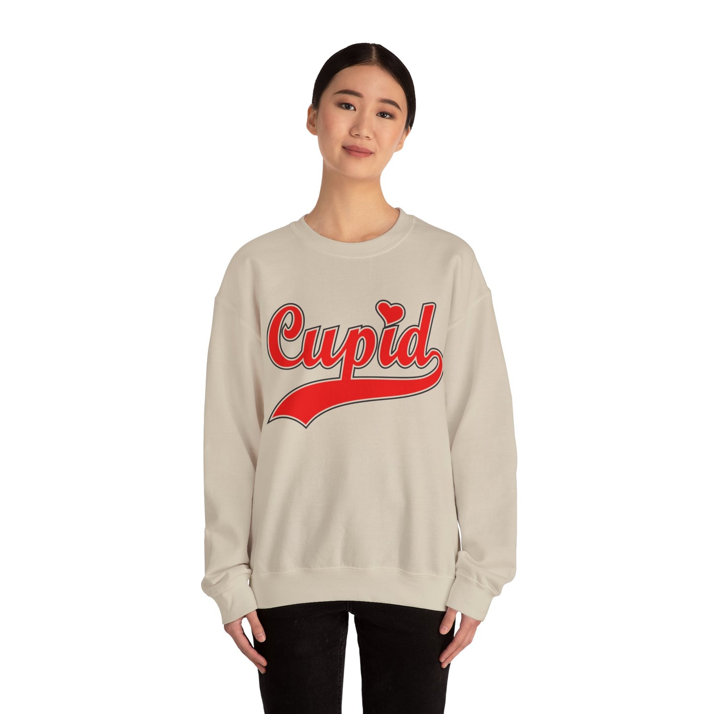 Retro Cupid Valentine's Women's Sweatshirt