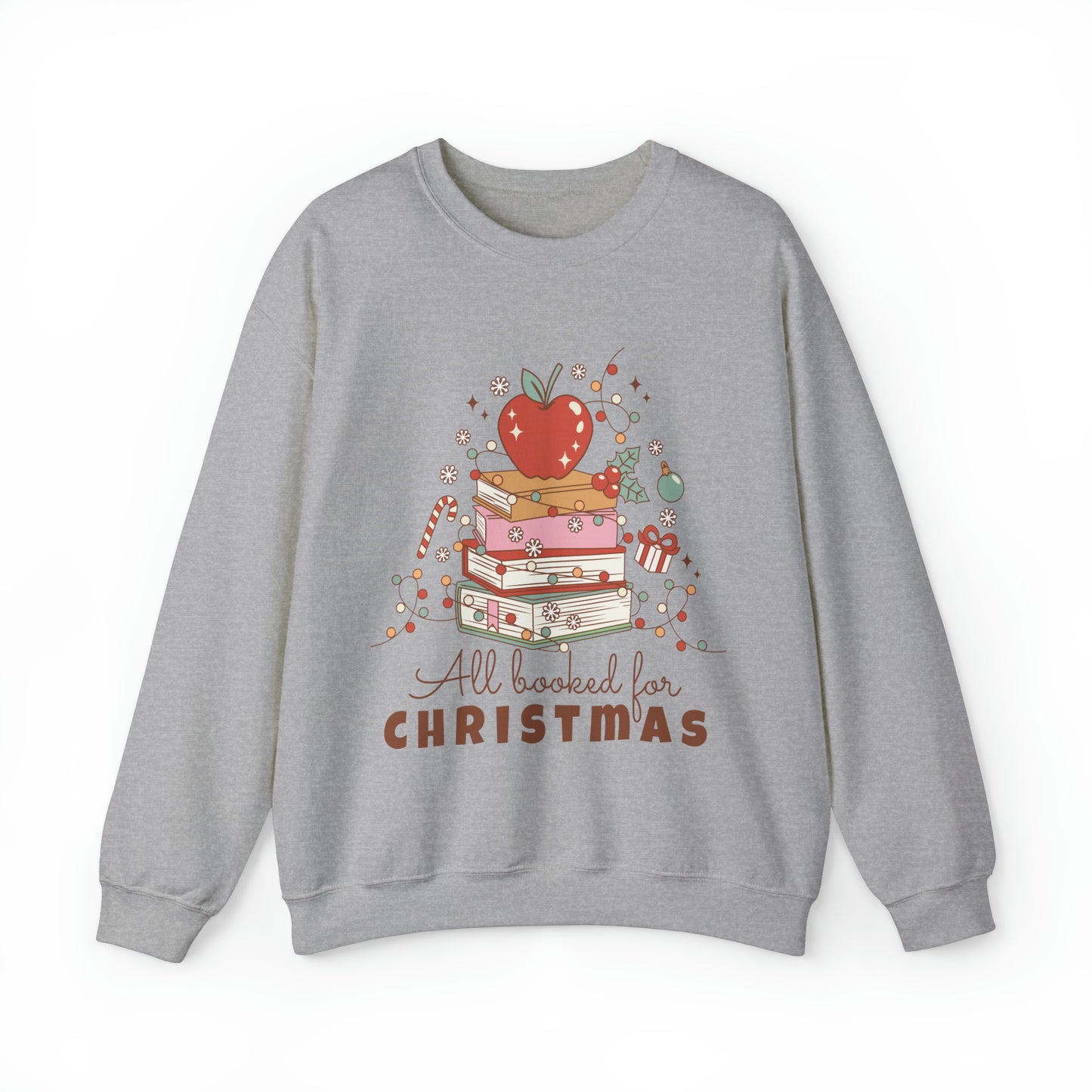 All Booked for Christmas Women's Christmas Sweatshirt