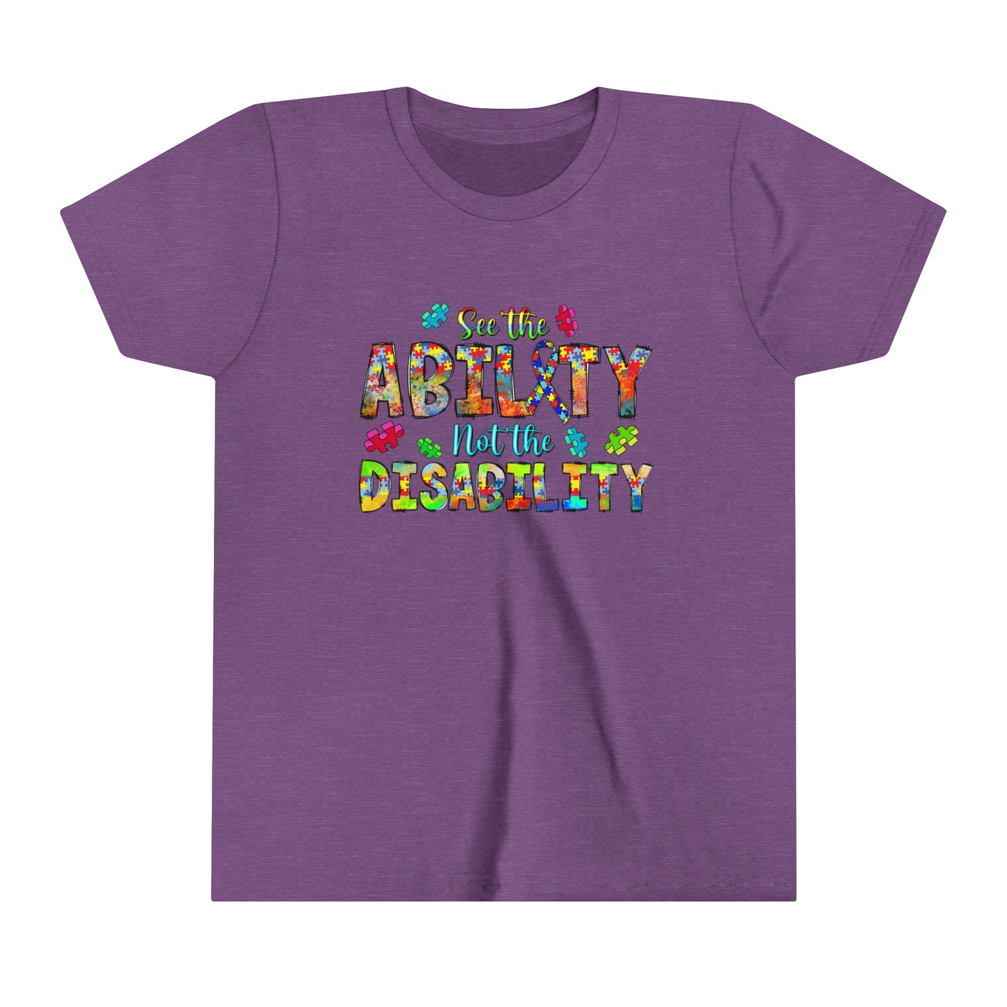 See The Ability Autism Awareness Advocate Youth Shirt