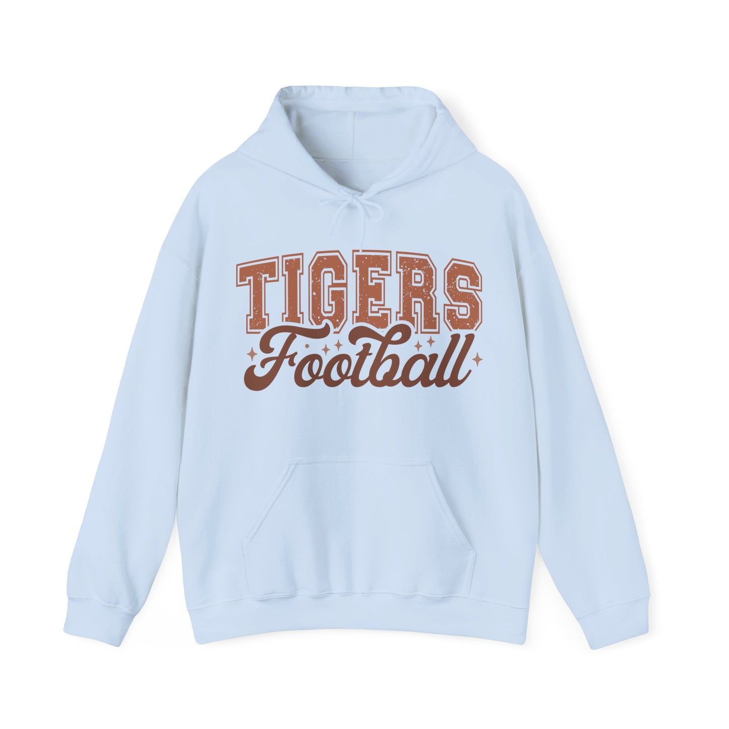 Tigers Football Adult Unisex Heavy Blend™ Hooded Sweatshirt