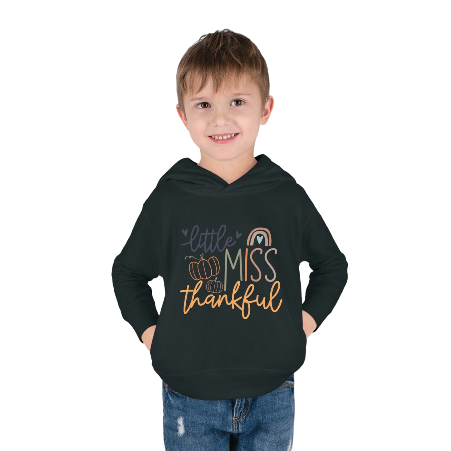 Style 4 Little Miss Thankful Toddler Pullover Fleece Hoodie