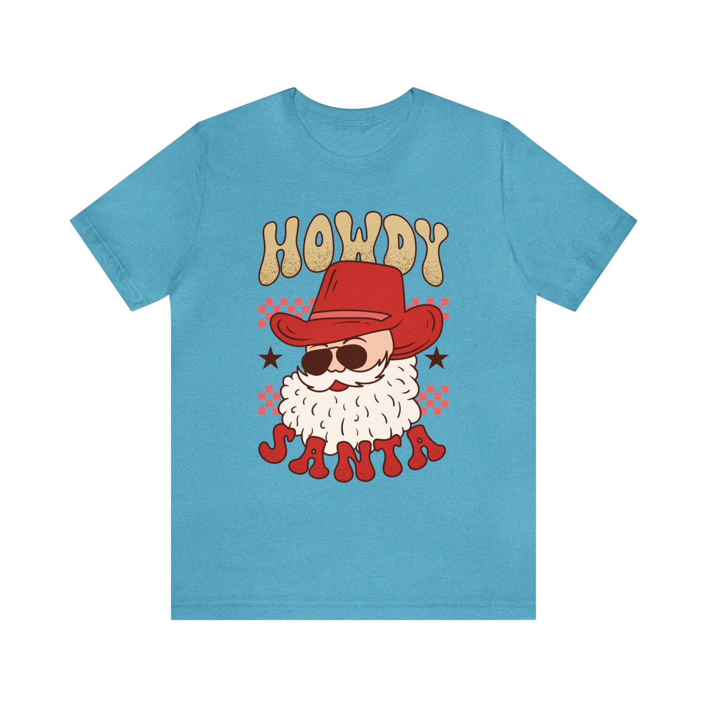 Howdy Santa Women's Short Sleeve Christmas T-shirt