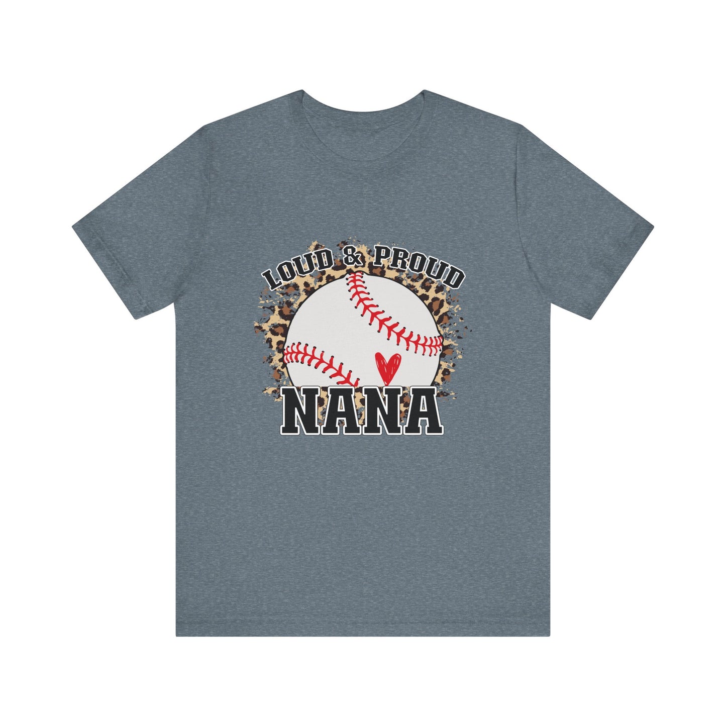 Loud and Proud Baseball Nana Women's Short Sleeve Shirt