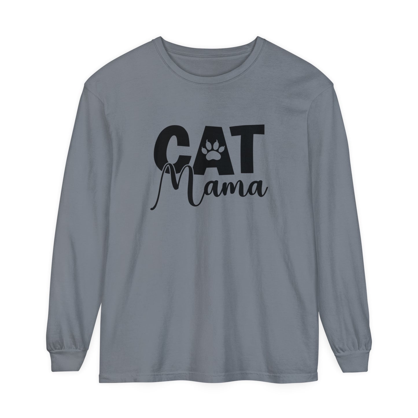 Cat Mama Women's Loose Long Sleeve T-Shirt