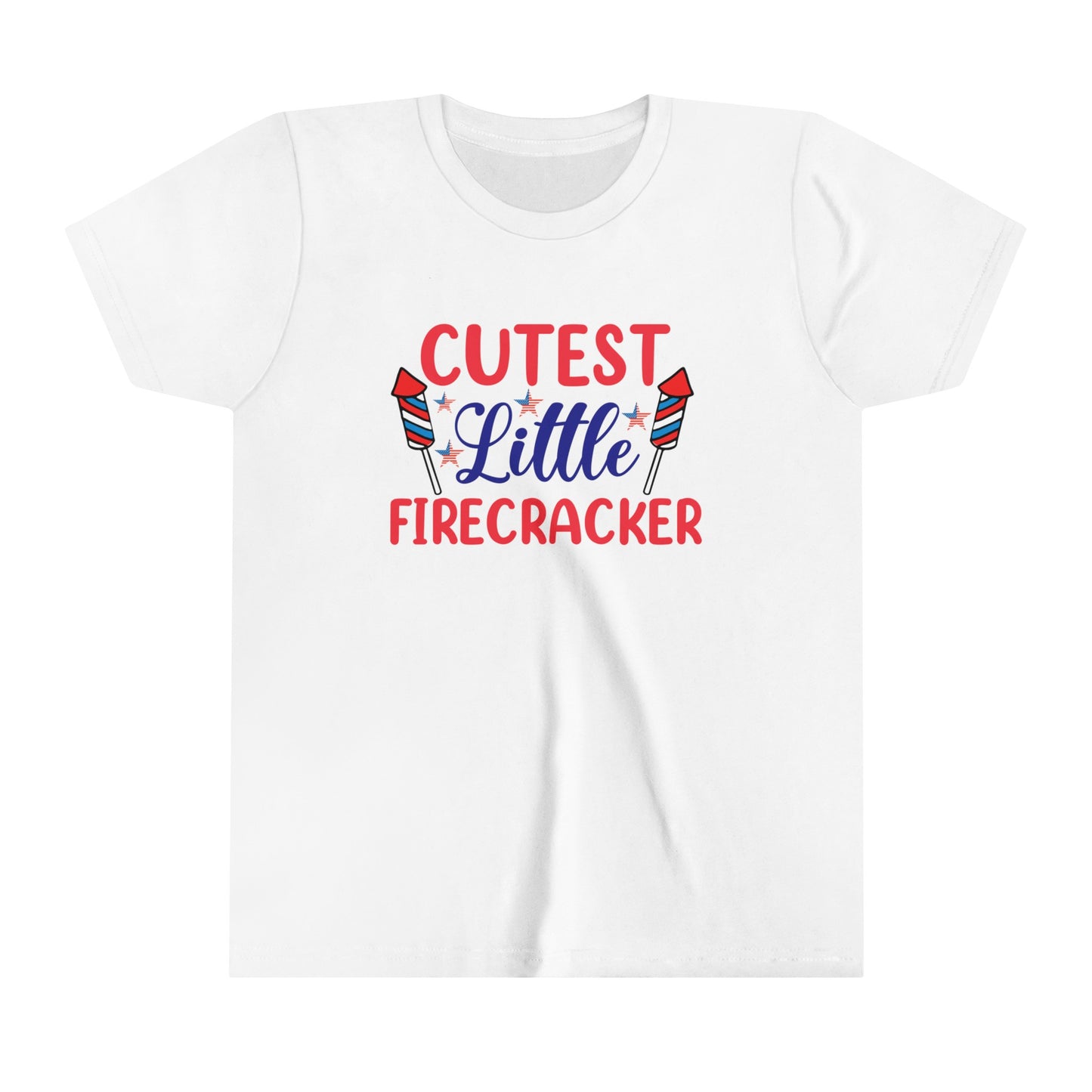 Cutest Little Firecracker 4th of July USA Youth Shirt