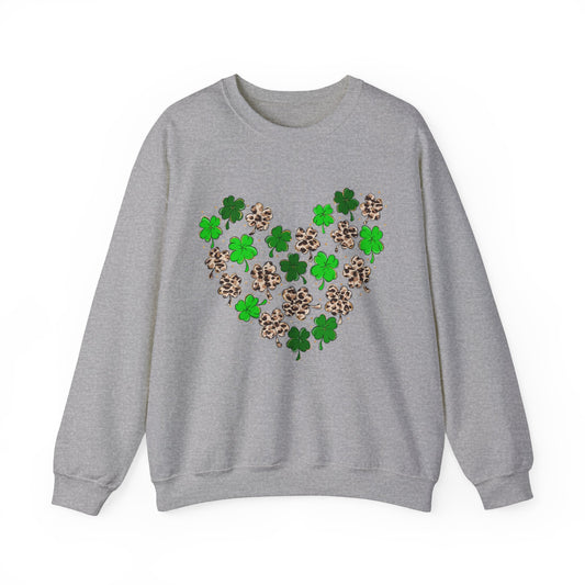 Shamrock Heart St. Patrick's Day Women's Sweatshirt