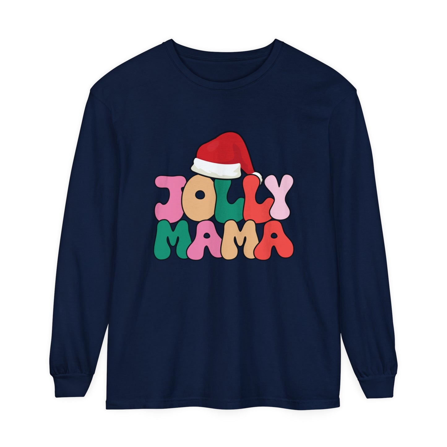 Jolly Mama Women's Loose Long Sleeve T-Shirt