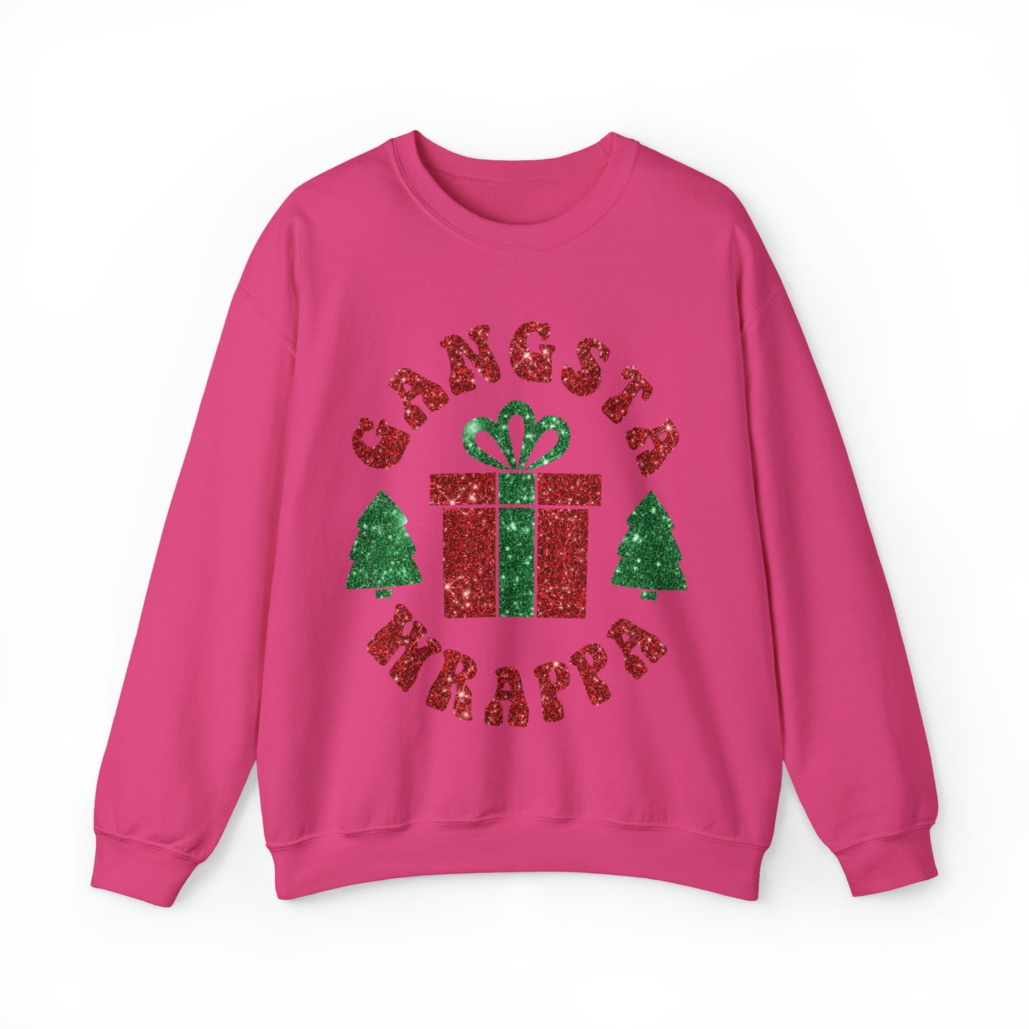 Gangsta Wrappa Women's Christmas Crewneck Sweatshirt