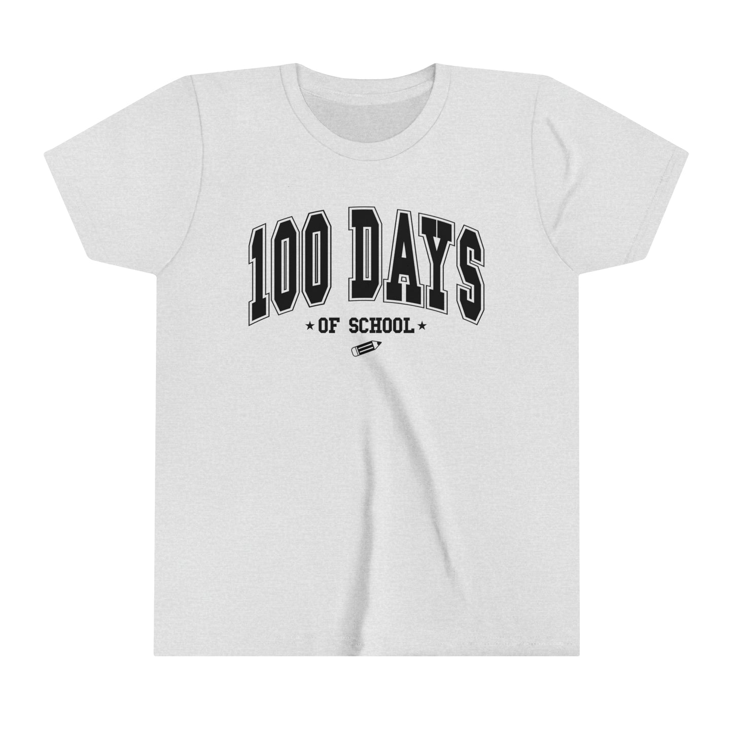 100 Days of School Boy's and Girl's Unisex Short Sleeve Tee