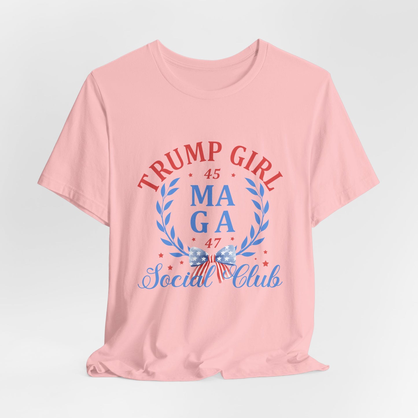 Trump Girl President Election Women's Adult Short Sleeve Tee