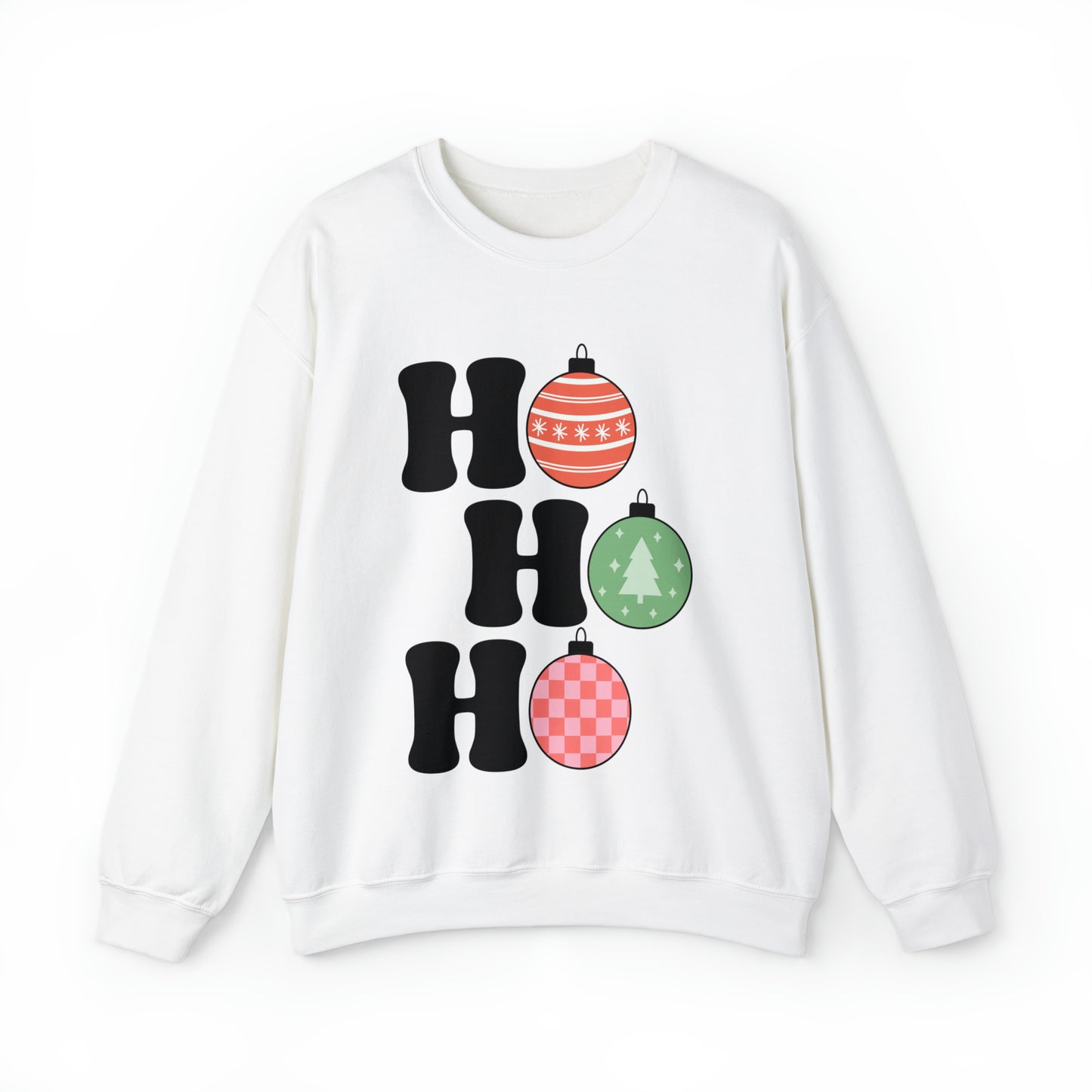 HO HO HO Women's Christmas Crewneck Sweatshirt