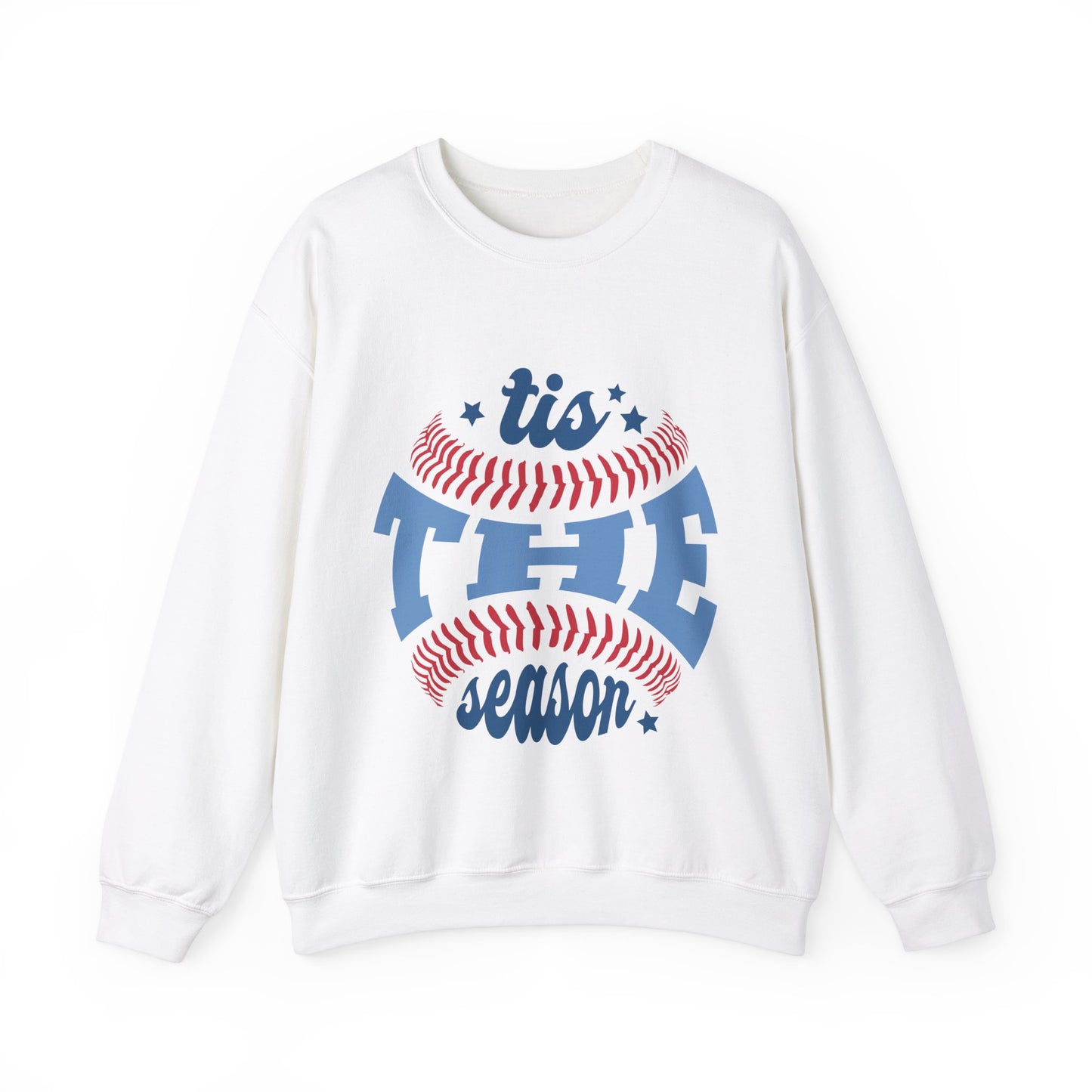 Tis the Season Baseball Adult Unisex Crewneck Sweatshirt