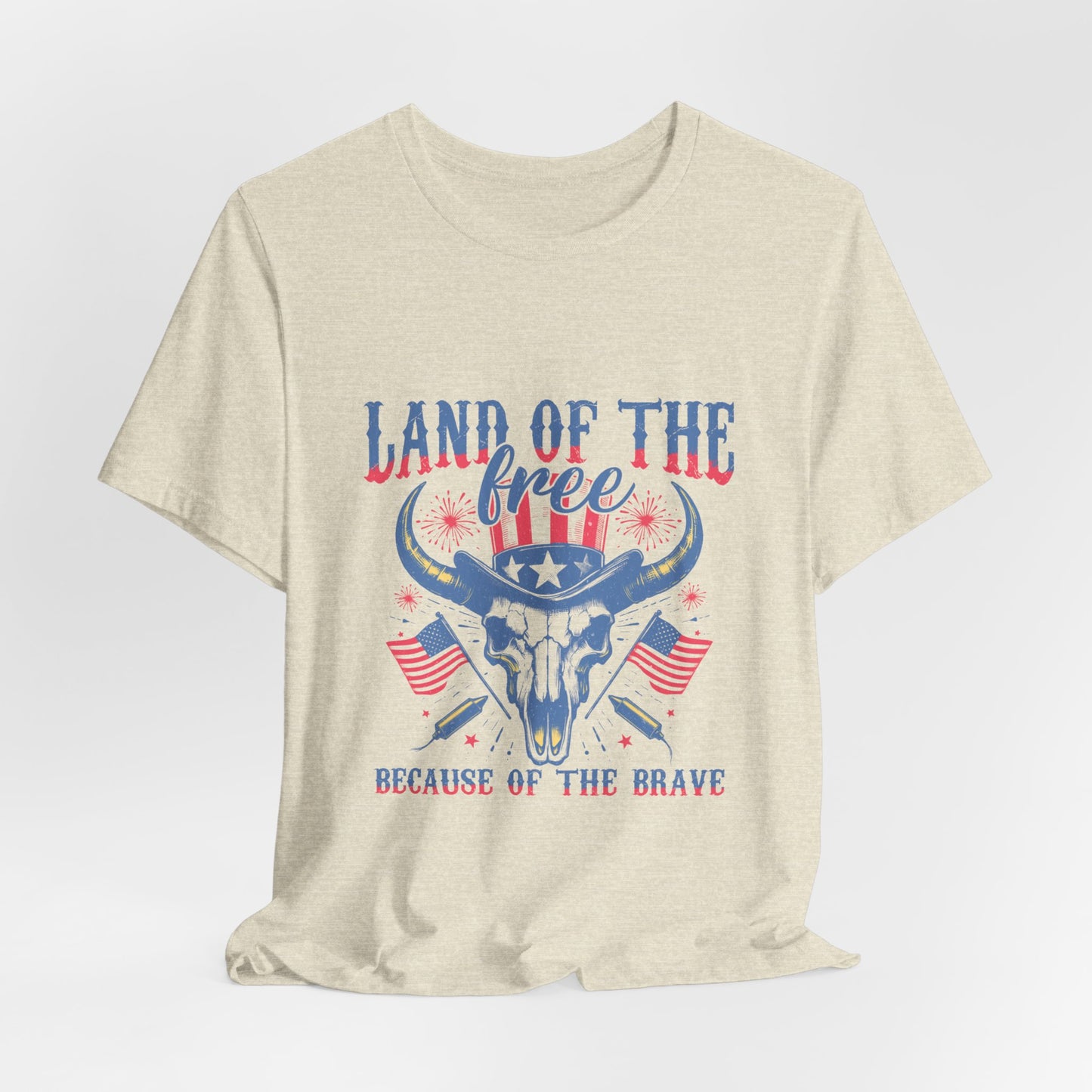 Land of the Free USA Women's Short Sleeve Tee