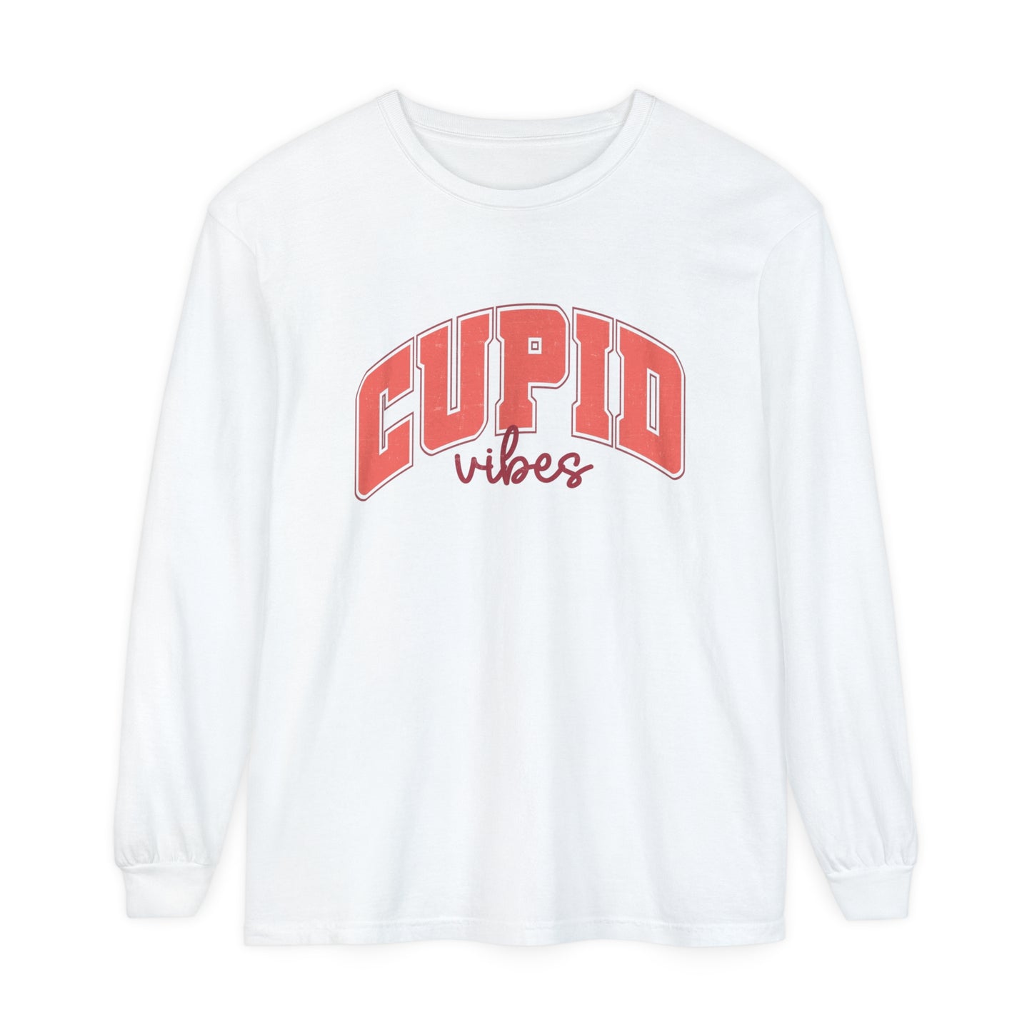 Cupid Vibes Valentine's Day Women's  Loose Long Sleeve T-Shirt