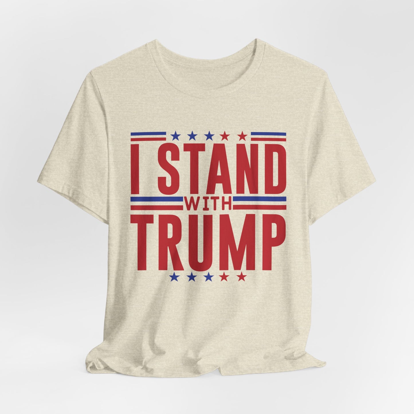 I STAND WITH TRUMP 2024 Election Adult Unisex Short Sleeve Tee