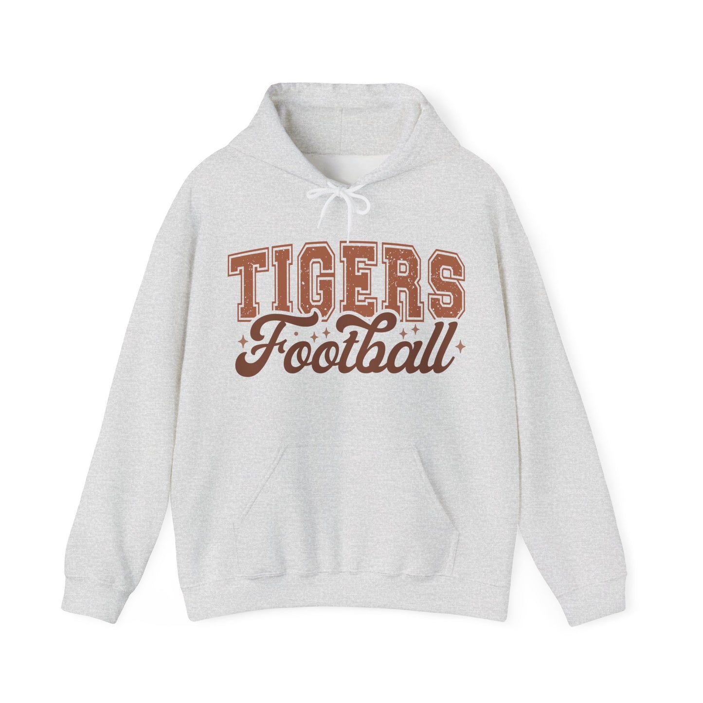 Tigers Football Adult Unisex Heavy Blend™ Hooded Sweatshirt