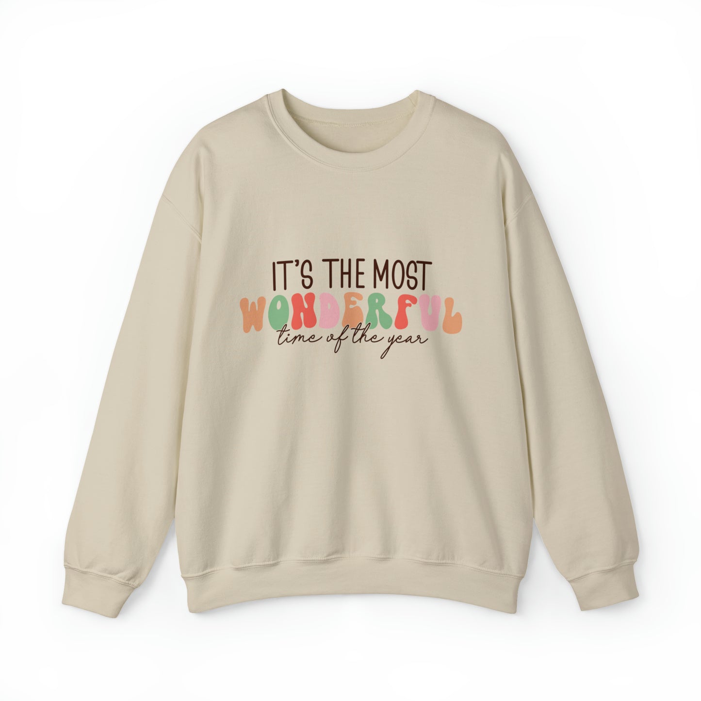 It's the most wonderful time of the year Christmas Crewneck Sweatshirt