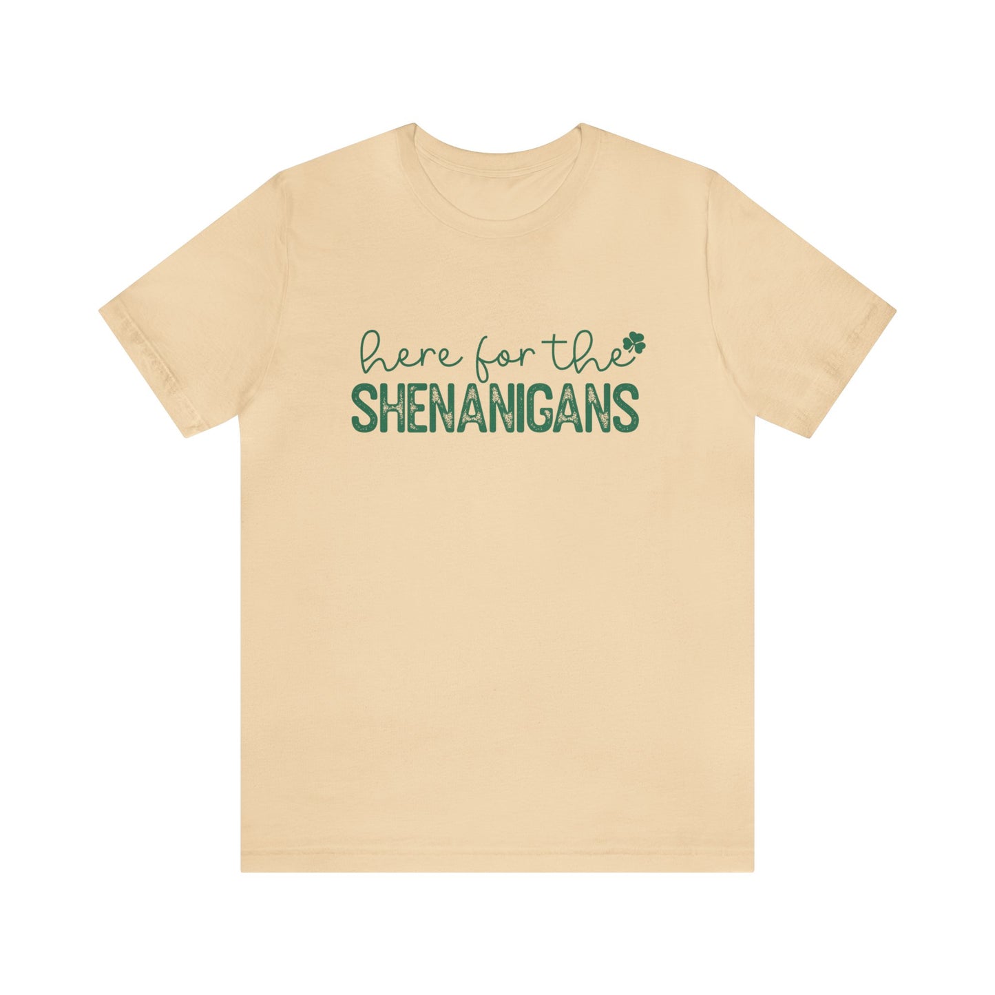 St. Patrick's Day Here for the Shenanigans Women's Tshirt