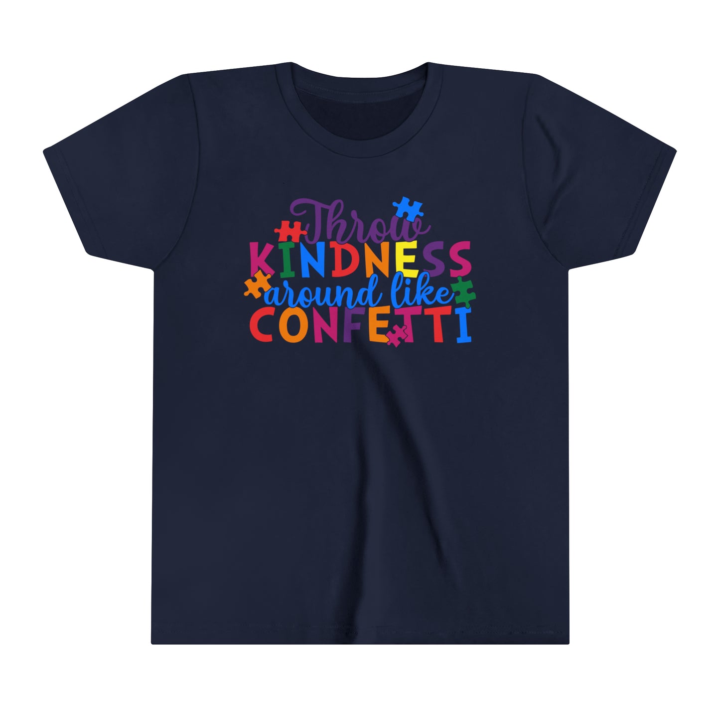 Throw Kindness Autism Advocate Youth Shirt