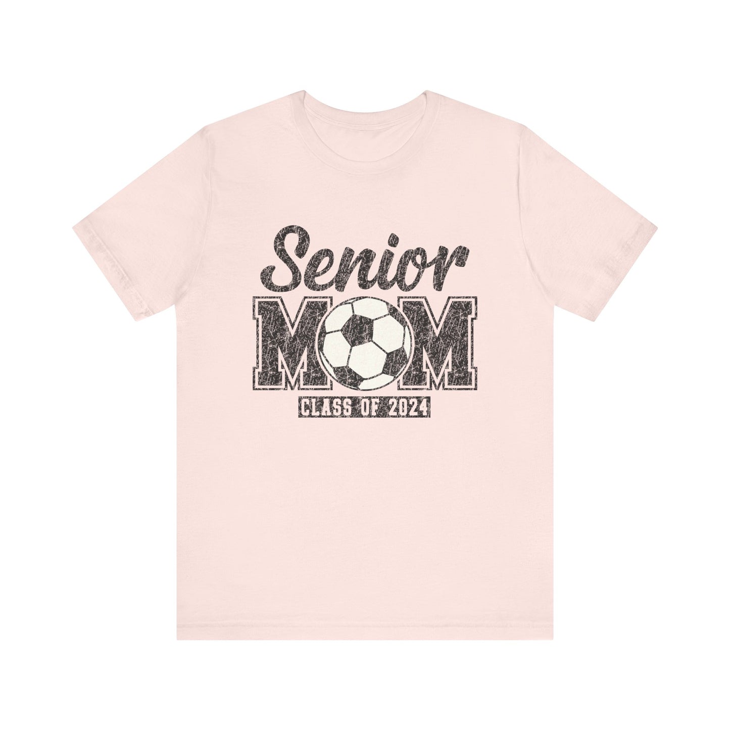 Senior Mom Soccer Mom Class of 2024 Mama Short Sleeve Shirt