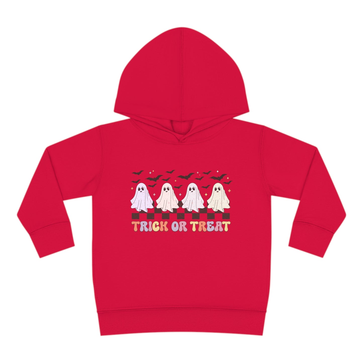 Halloween Trick or Treat Toddler Pullover Fleece Hoodie