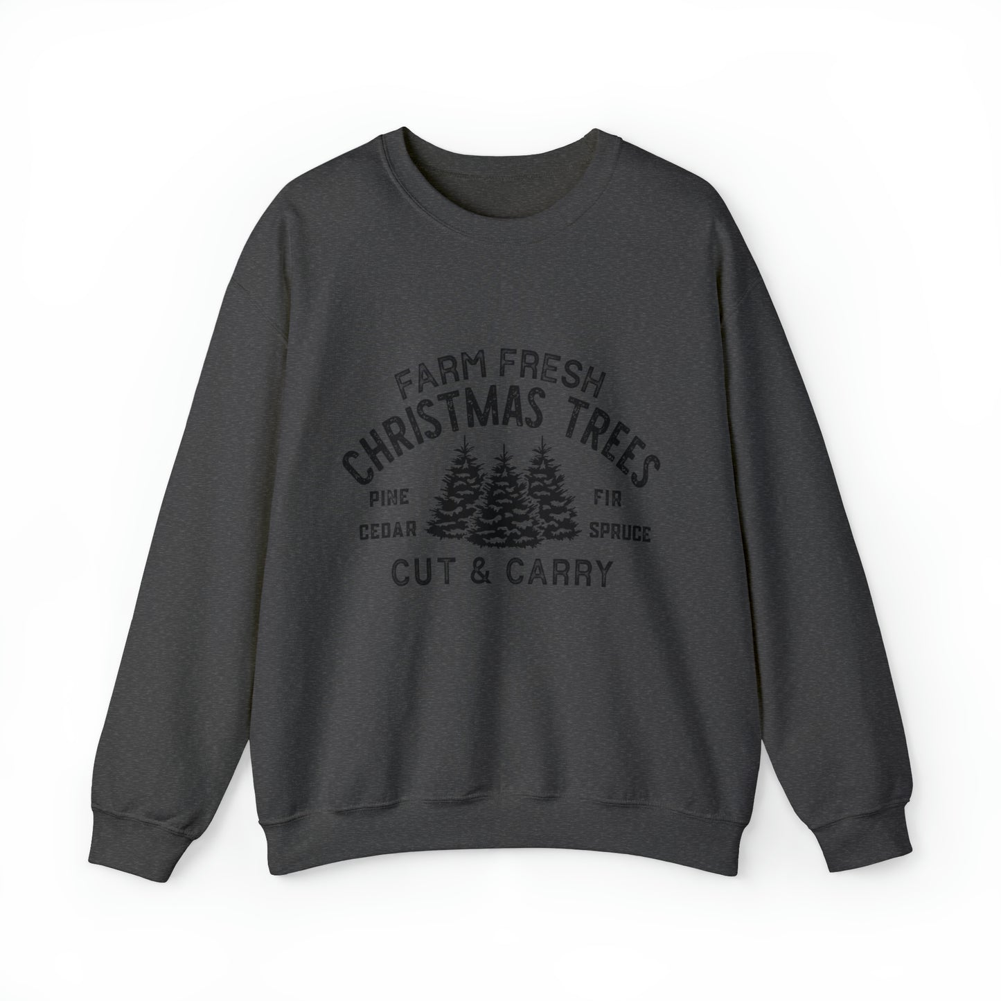 Farm Fresh Christmas Trees Women's Christmas Crewneck Sweatshirt