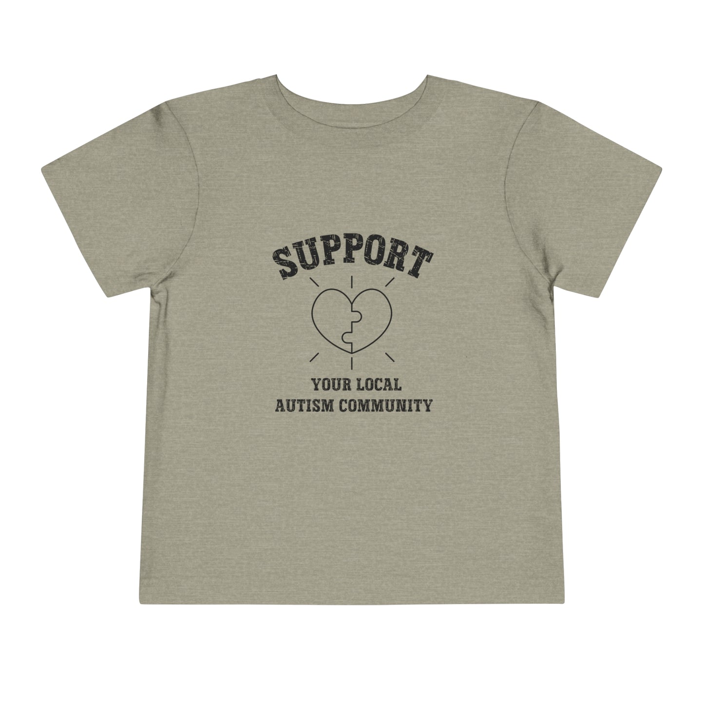 Support Your Local Autism Community  Autism Toddler Short Sleeve Tee