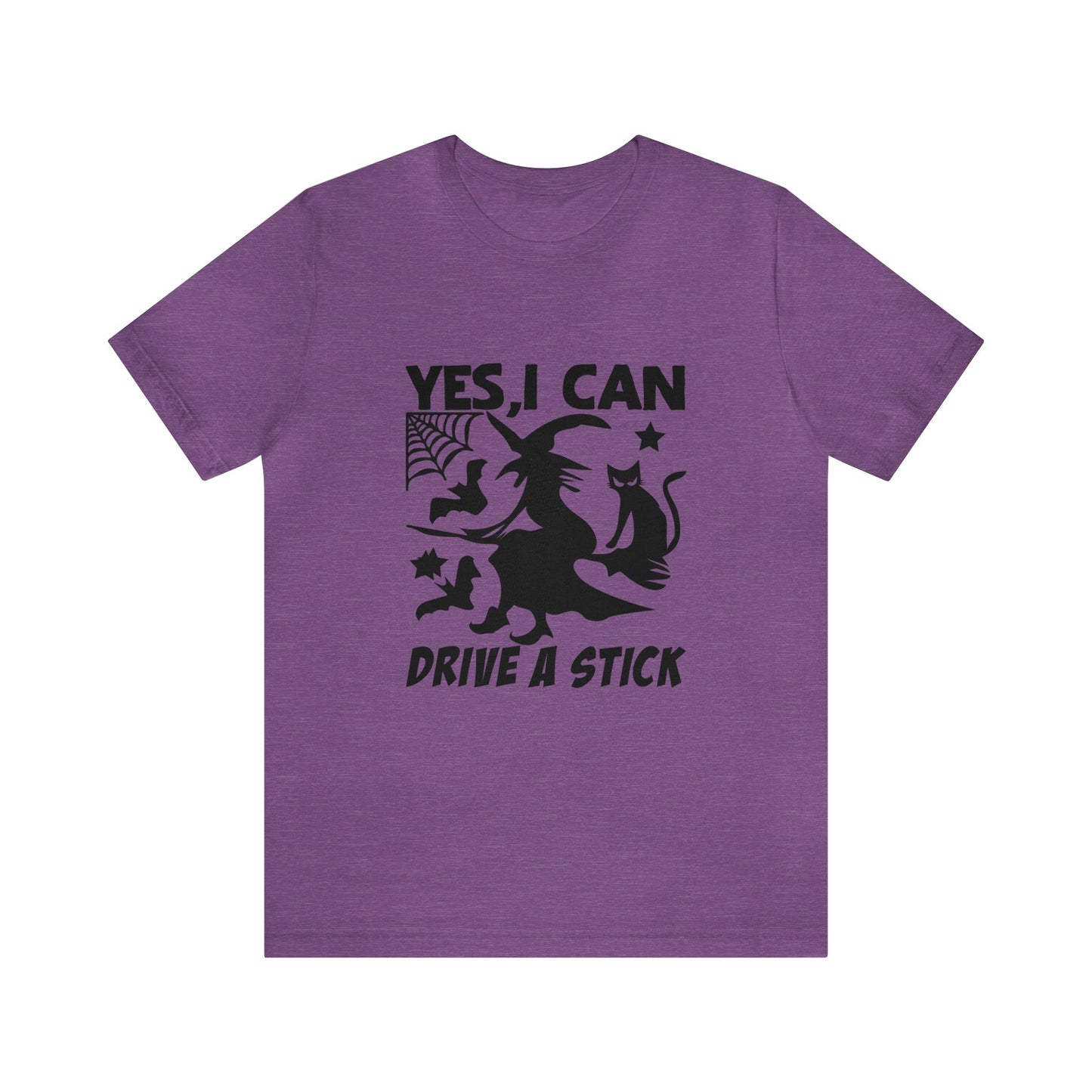 I can drive a stick (Witch on broom)  T-Shirt