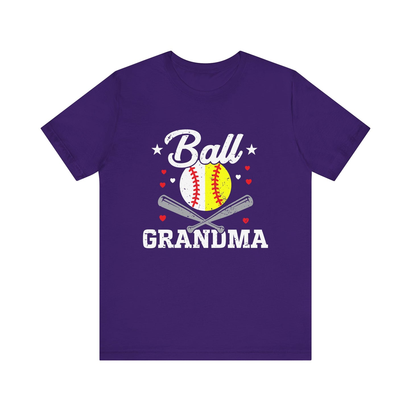 Ball Grandma Baseball and Softball Short Sleeve Tshirt