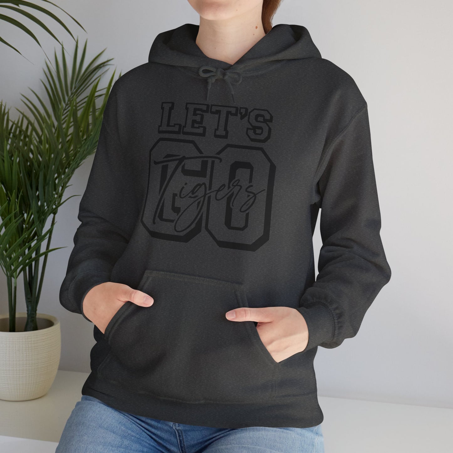 Let's Go Tigers Adult Unisex Heavy Blend™ Hooded Sweatshirt