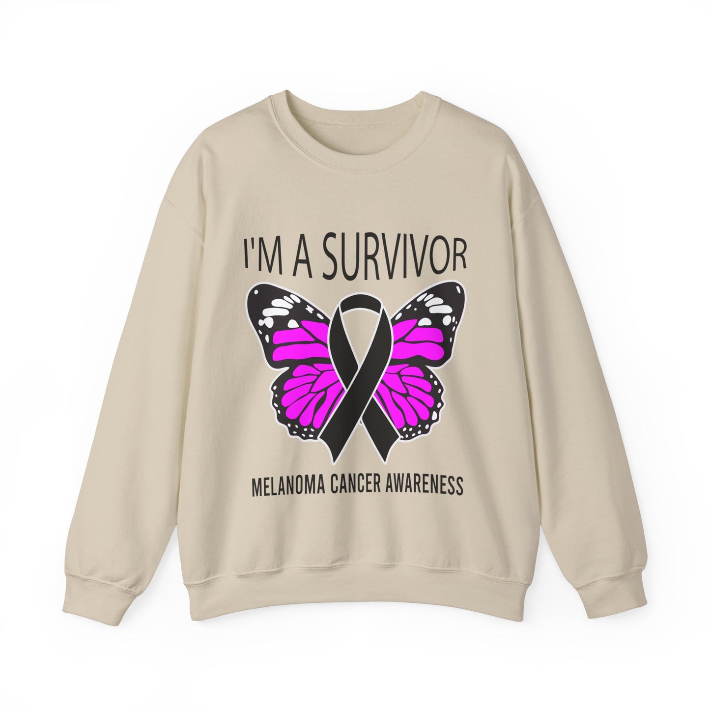 Melanoma Survivor Skin Cancer Advocacy Women's Sweatshirt