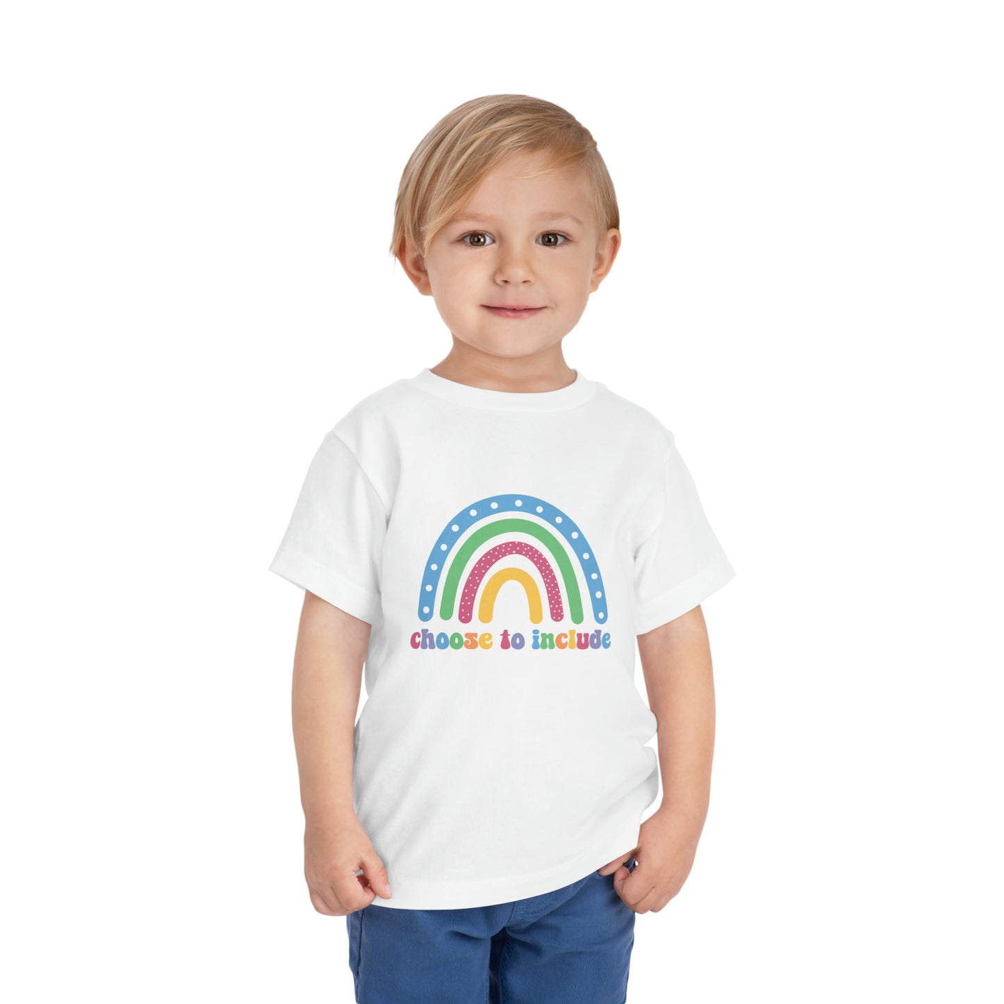 Choose to Include Autism Awareness Advocate Toddler Short Sleeve Tee