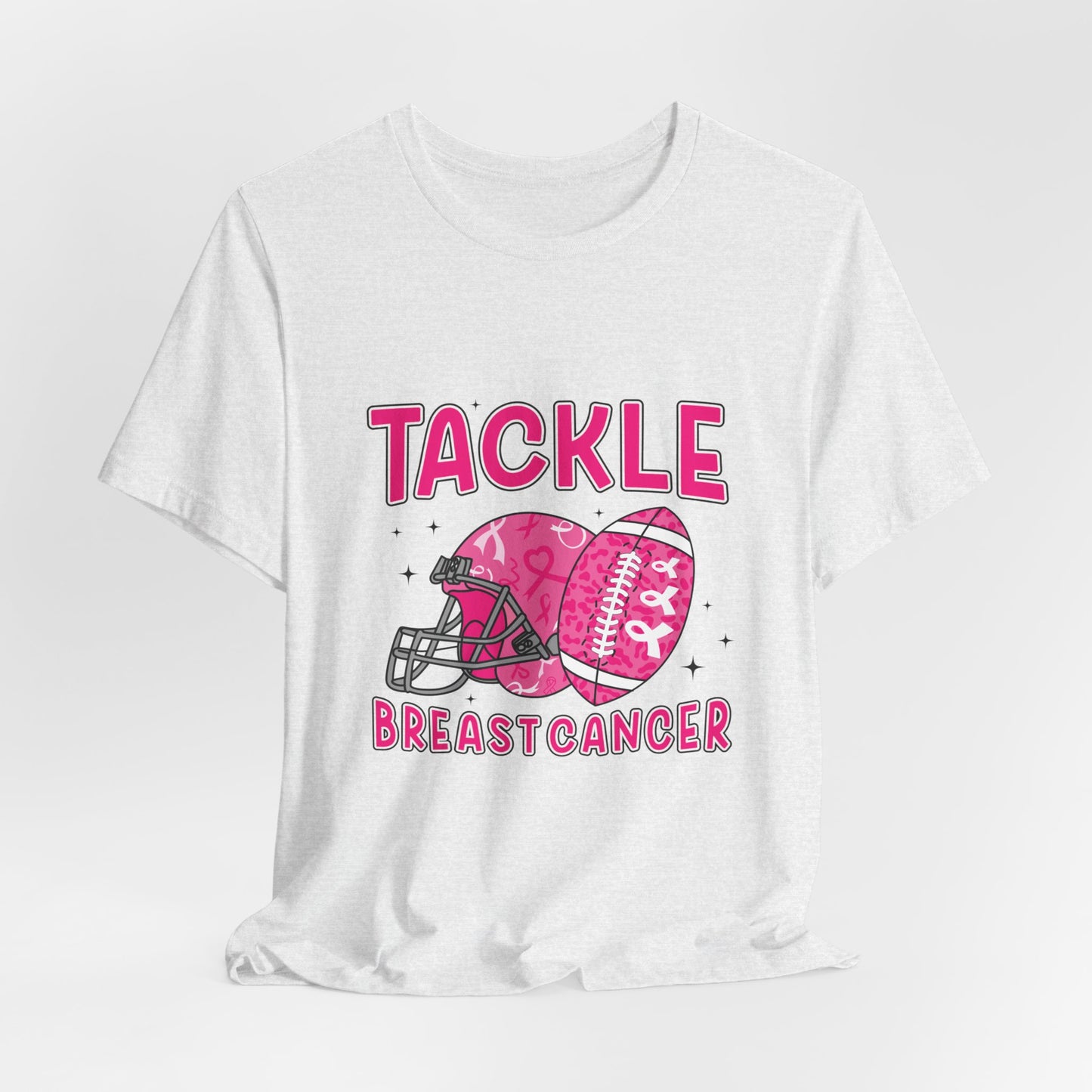 Tackle Breast Cancer Women's Breast Cancer Awareness Short Sleeve Tee