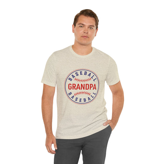 Baseball Grandpa Men's Short Sleeve Shirt