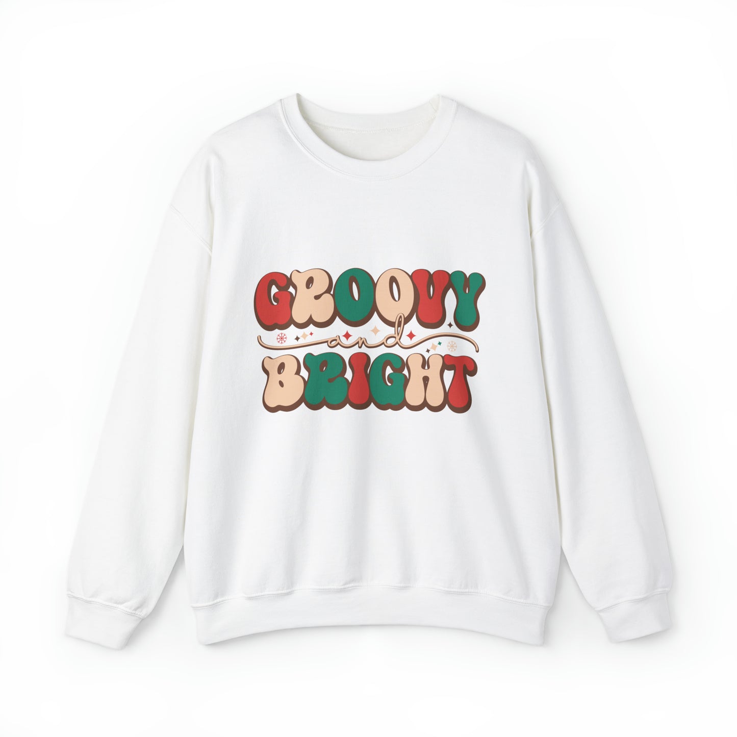 Groovy and Bright Women's Christmas Sweatshirt