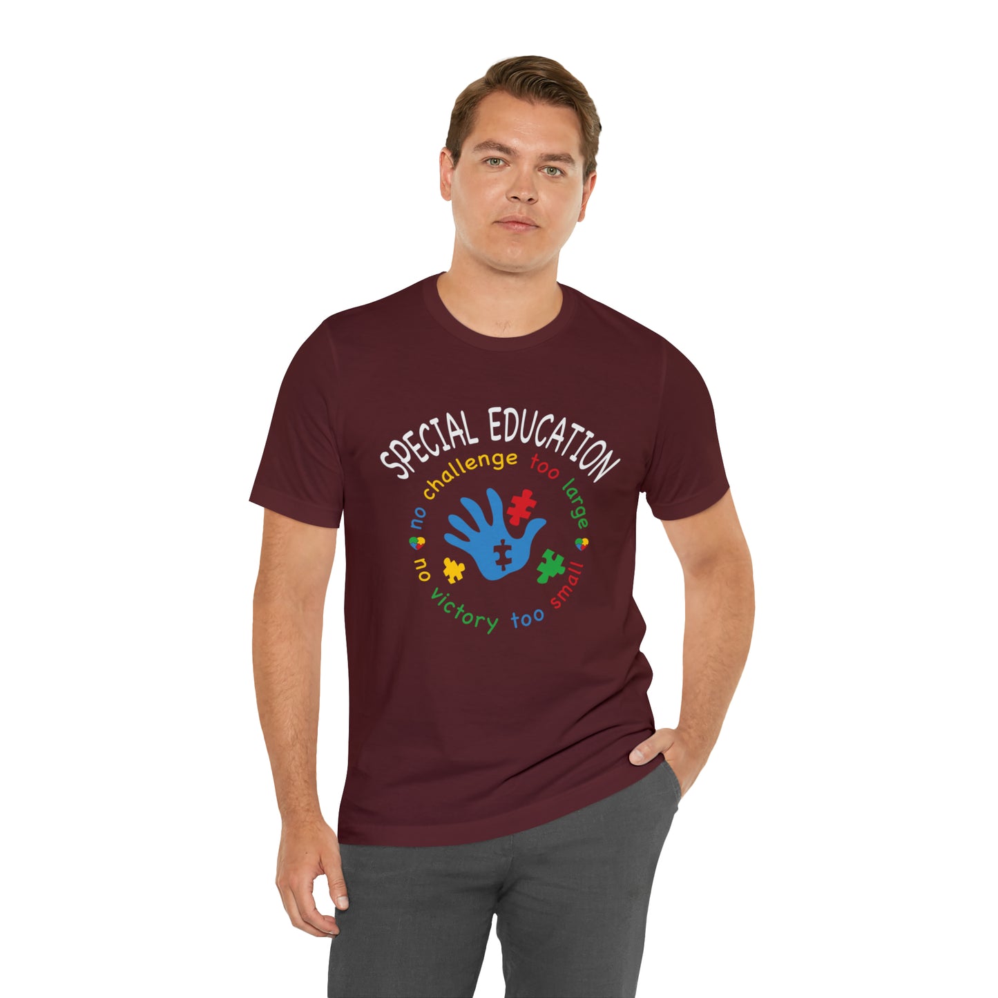 Special Education no challenge too big  Short Sleeve Women's Tee