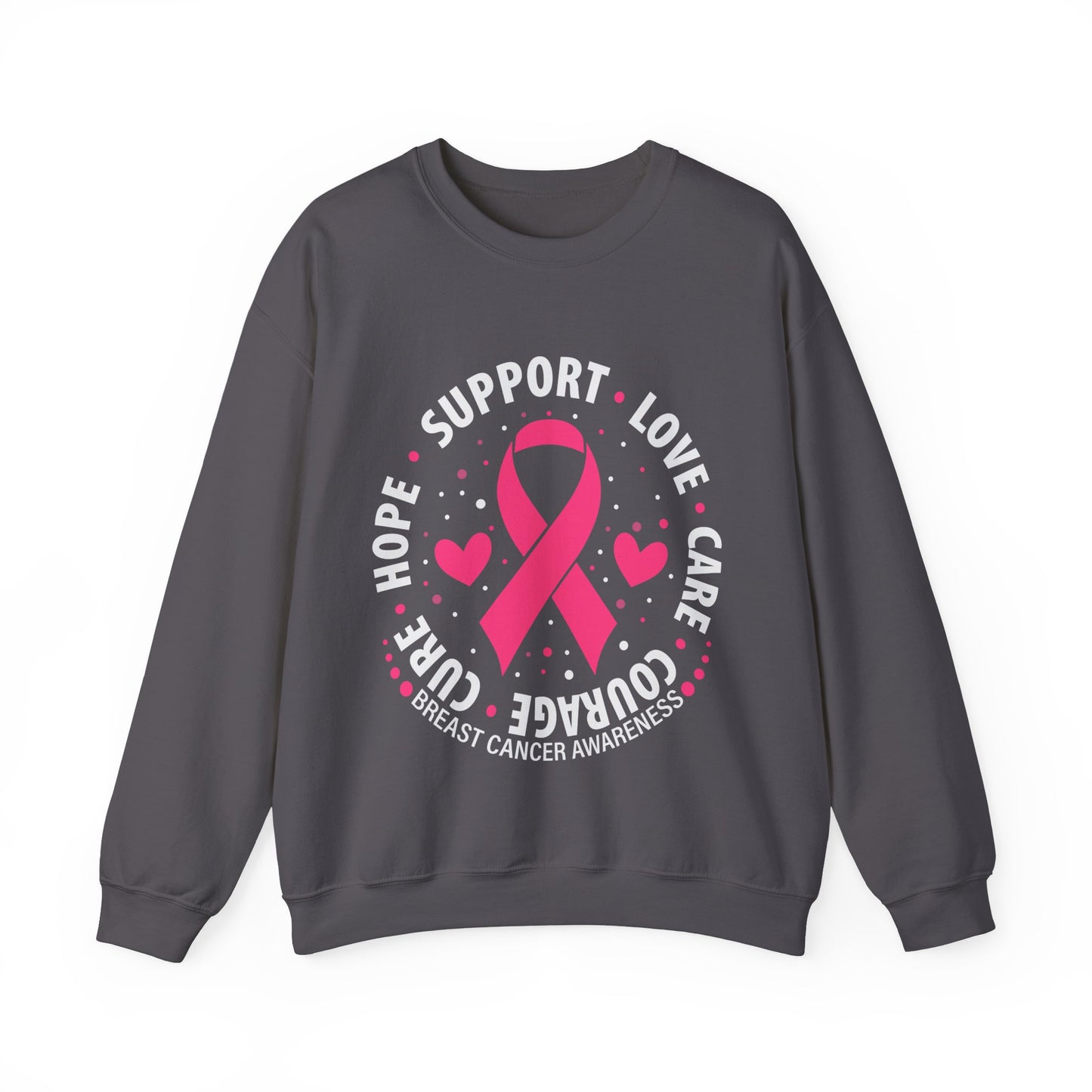 Breast Cancer Support & Awareness Women's Crewneck Sweatshirt