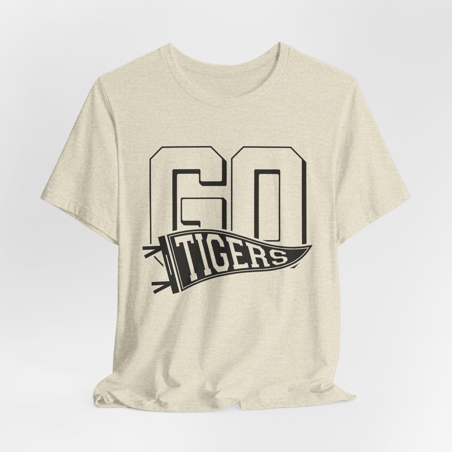 Go Tigers Adult Unisex Short Sleeve Tee