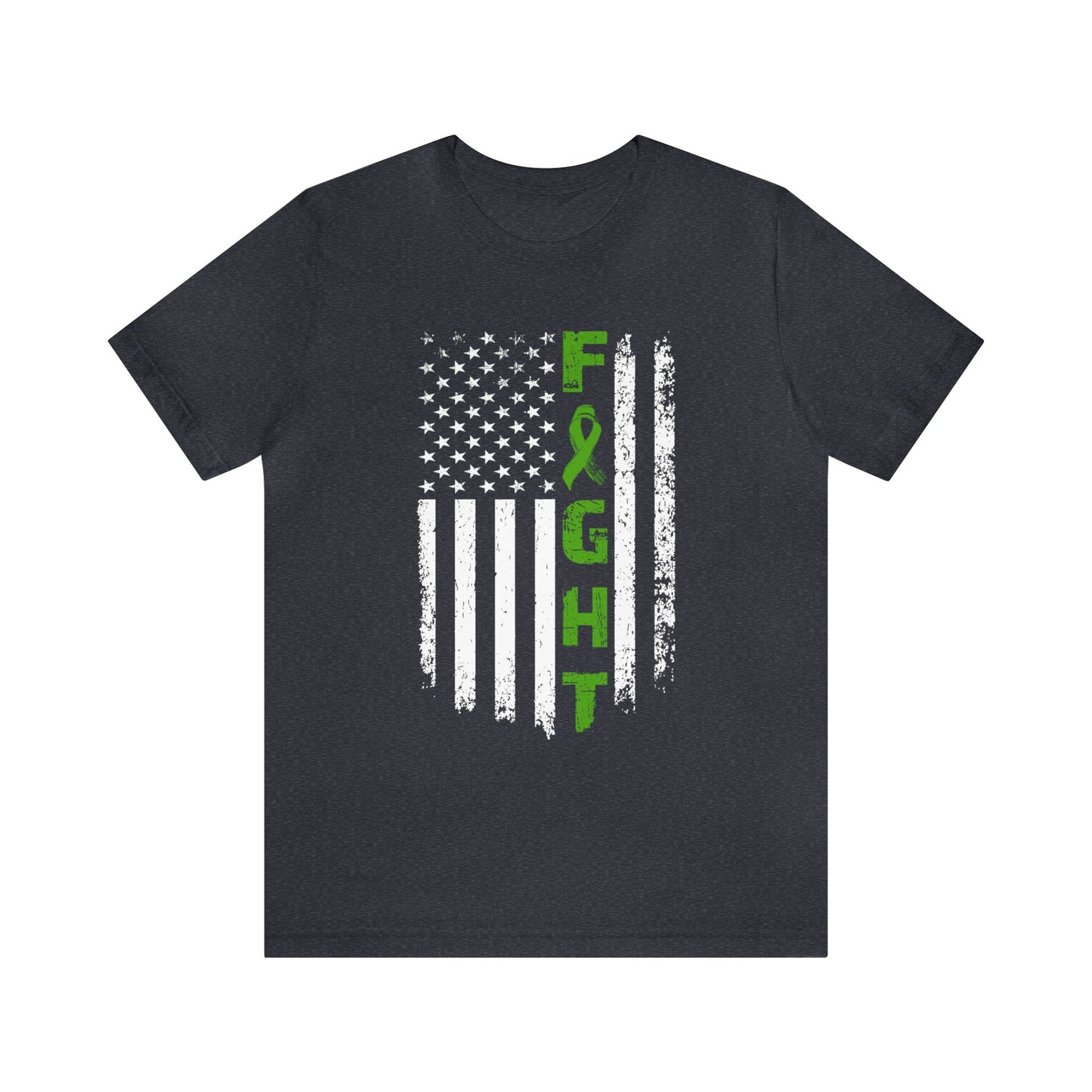Mental Health Awareness Advocacy American Flag Adult Unisex Tshirt