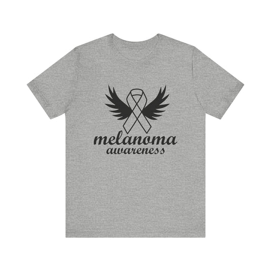 Melanoma Awareness Adult Unisex Short Sleeve Tee