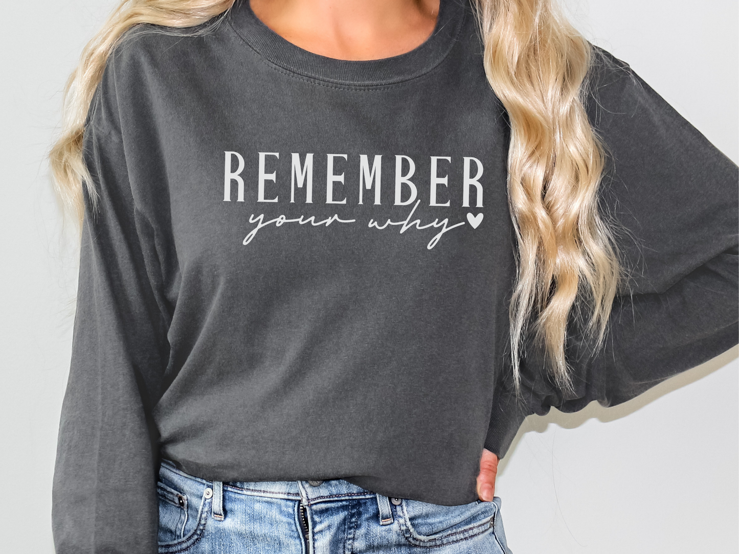 Remember Your Why Women's Loose Long Sleeve T-Shirt