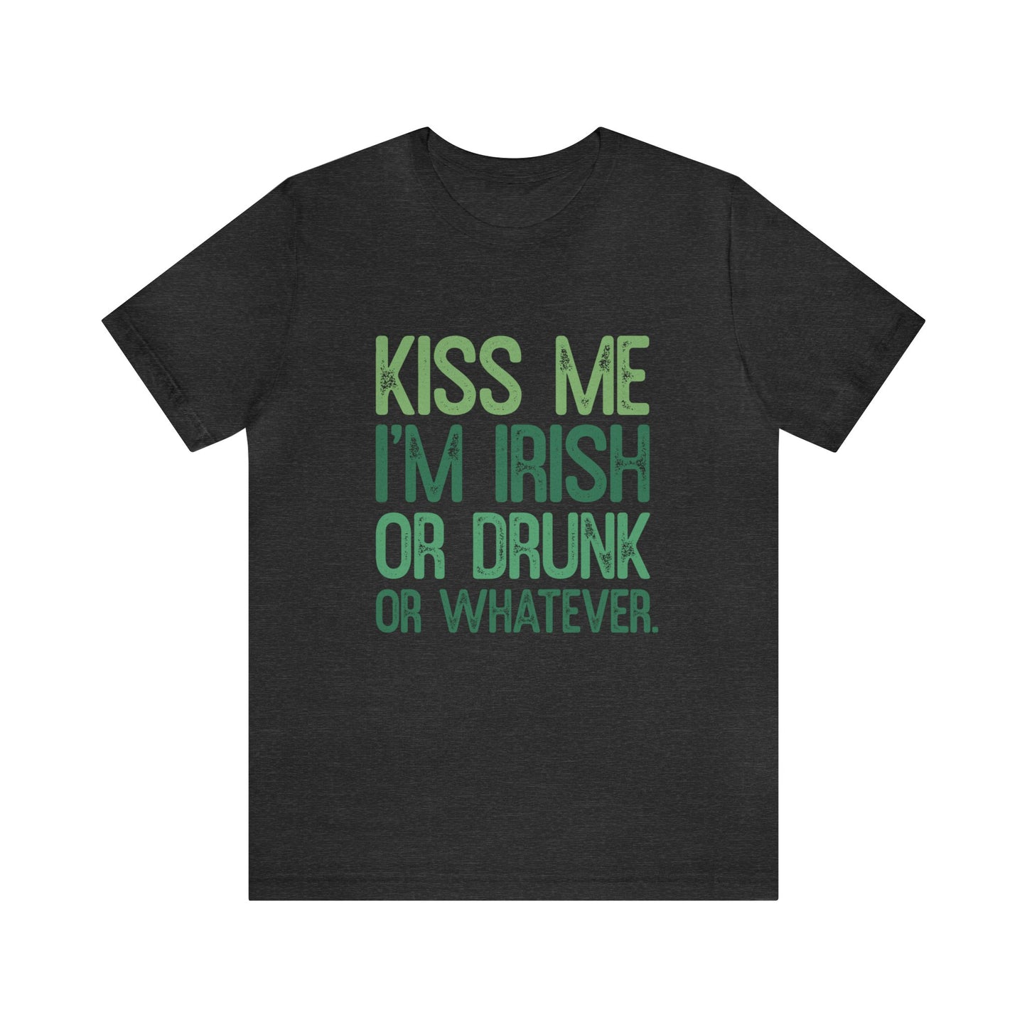 Kiss Me St. Patrick's Day Funny Unisex Adult Tshirt