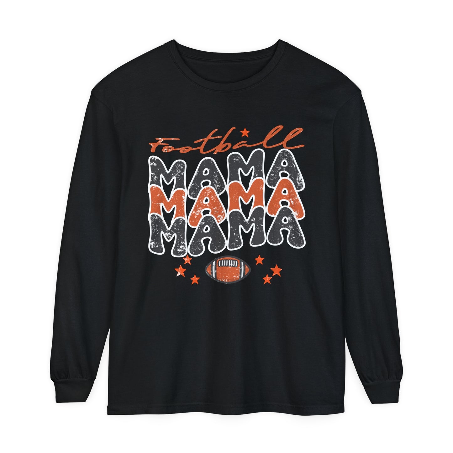 Football Mama Women's Loose Long Sleeve T-Shirt