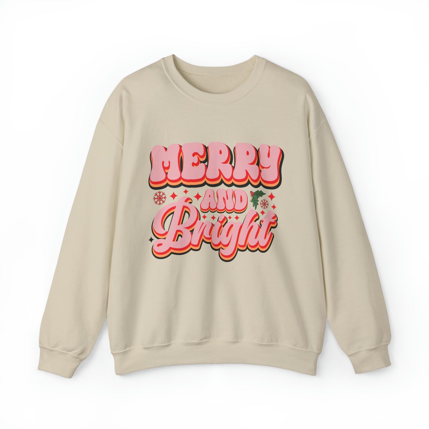 Merry & Bright Women's Christmas Sweatshirt