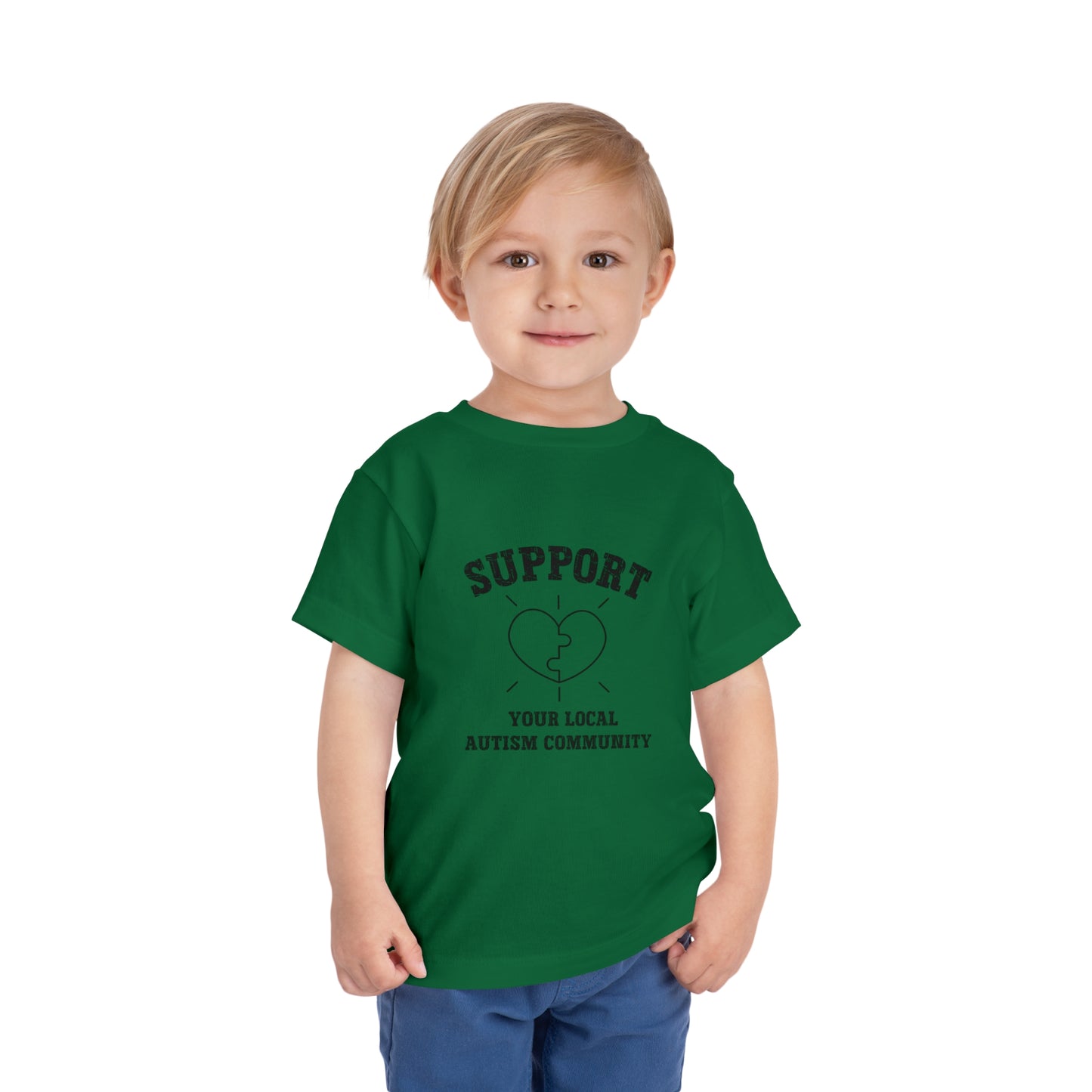 Support Your Local Autism Community  Autism Toddler Short Sleeve Tee