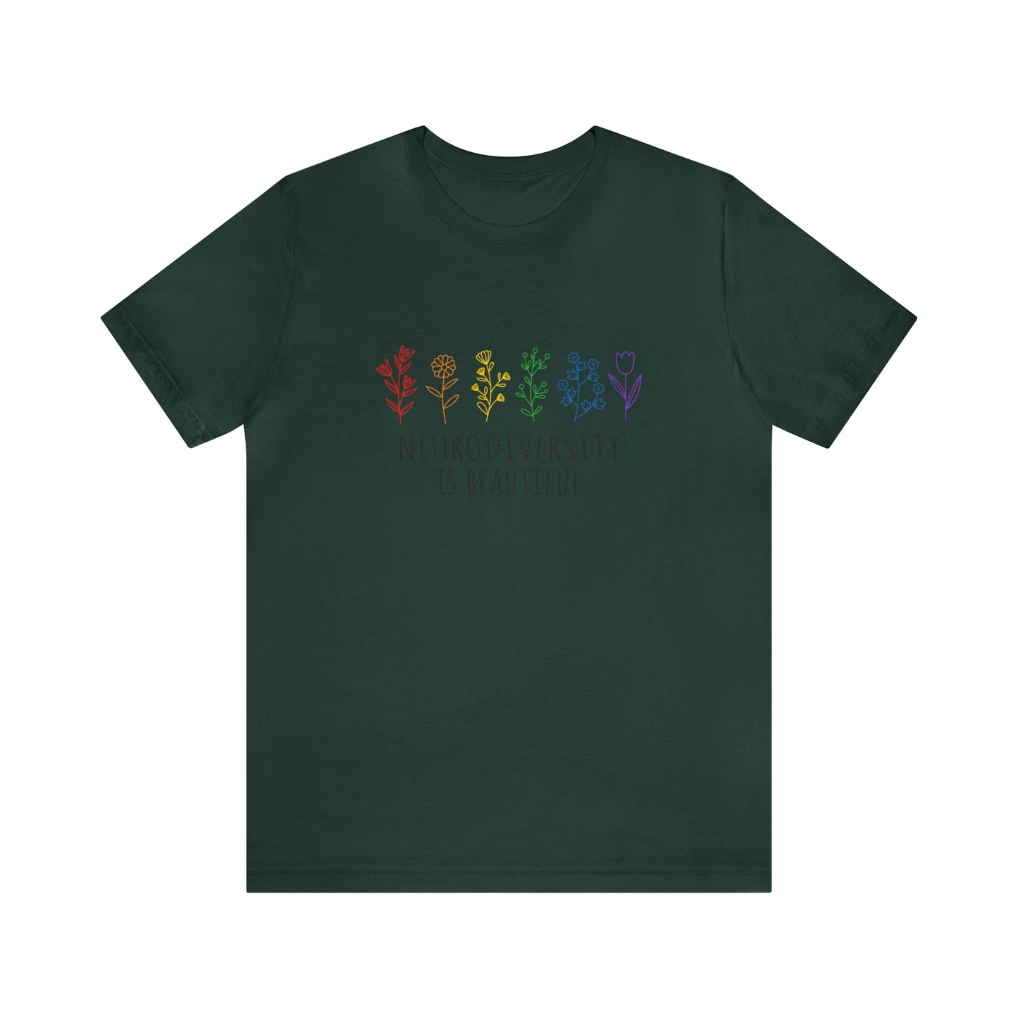 Neurodiversity is beautiful Short Sleeve Women's Tee