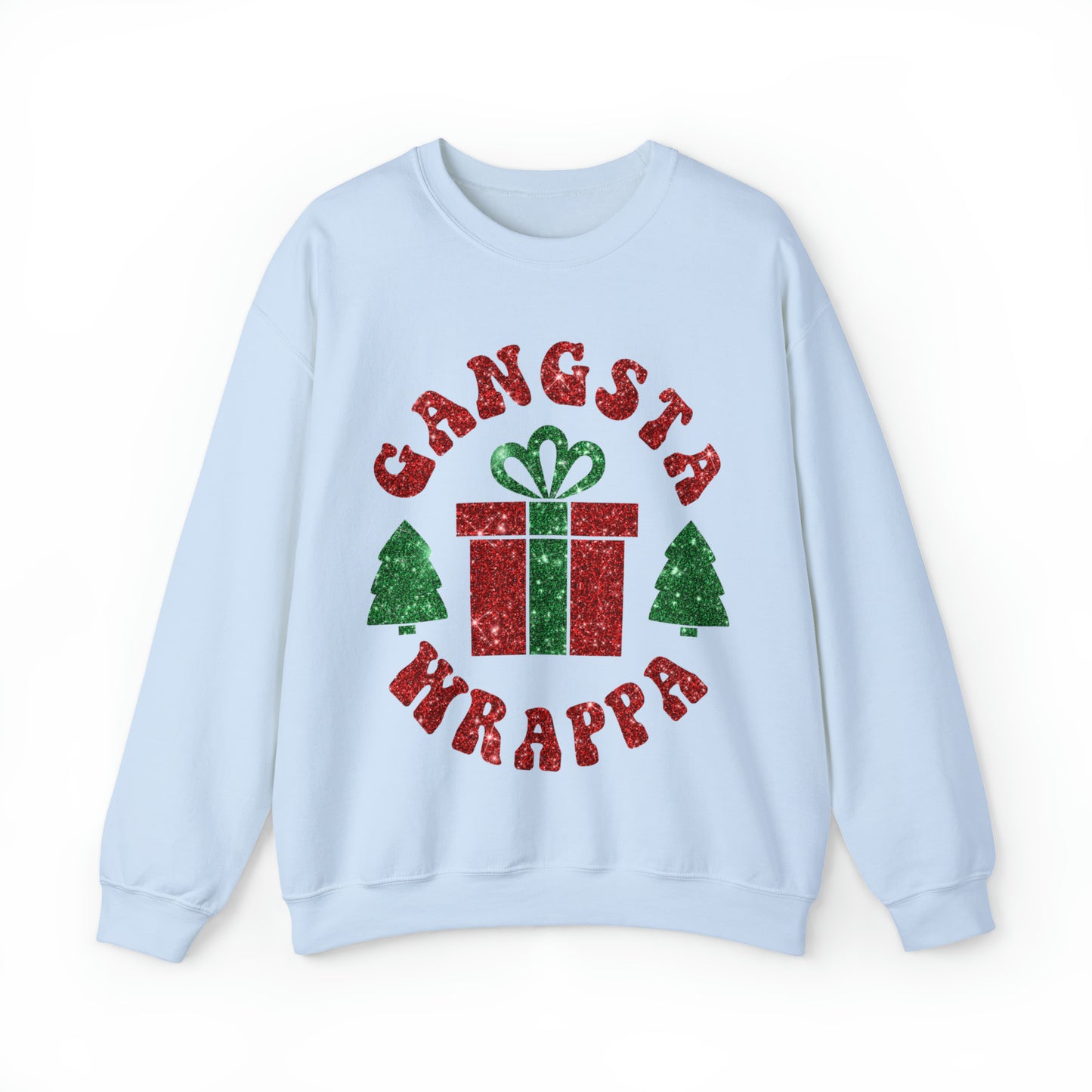 Gangsta Wrappa Women's Christmas Crewneck Sweatshirt